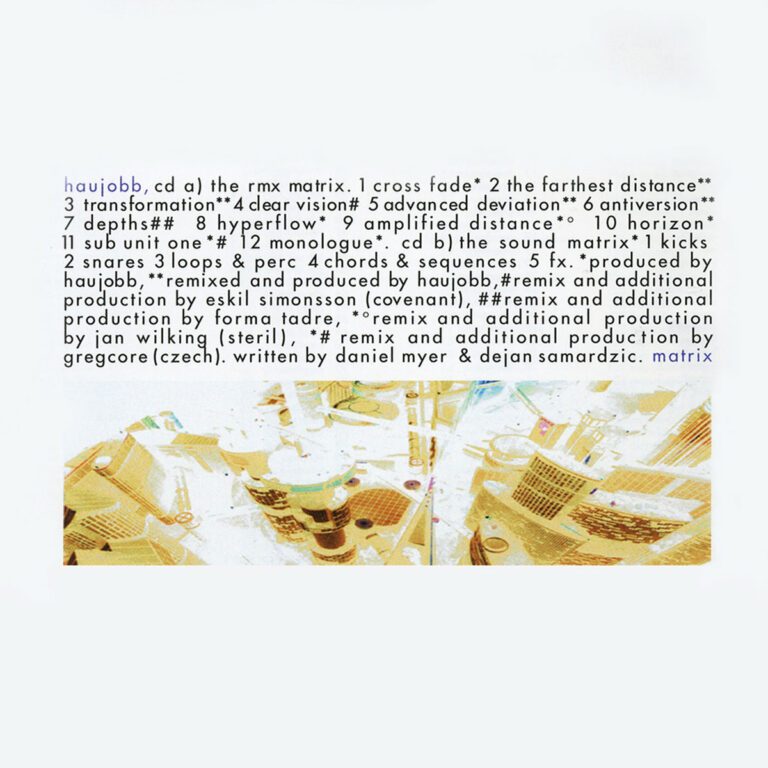Haujobb – Matrix