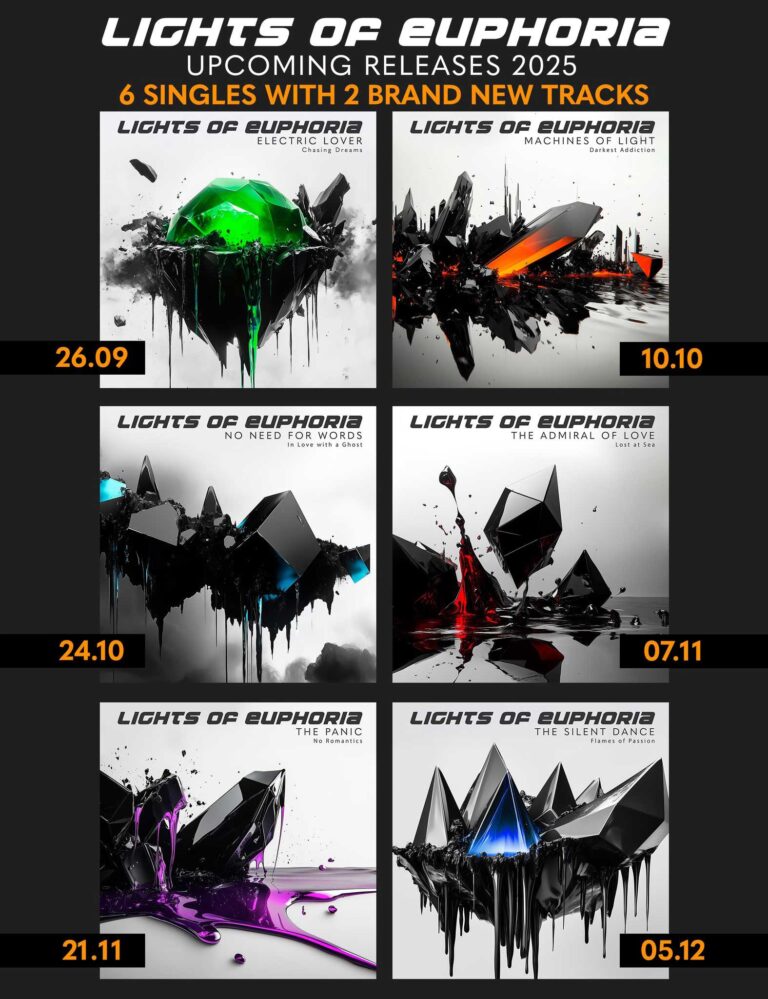 Lights of Euphoria veröffentlichen dieses Jahr noch 6 Singles