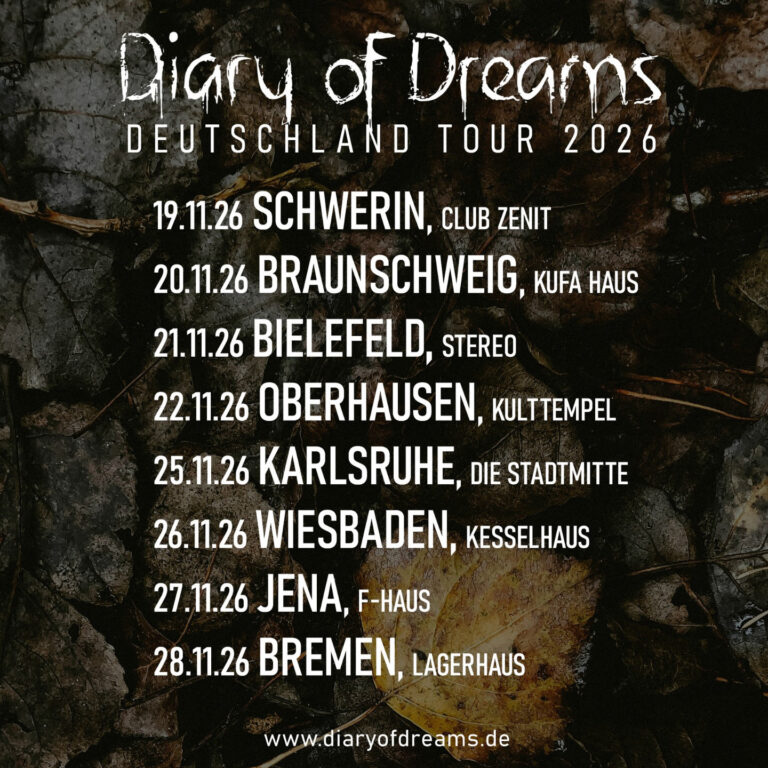Diary Of Dreams – Deutschlandtour 2026