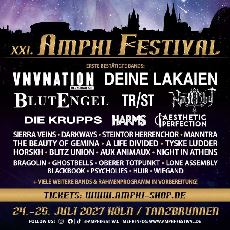 Amphi Festival – Erste Bandwelle für 2027