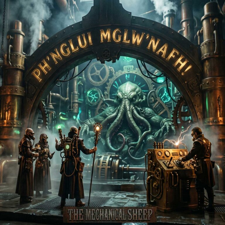 The Mechanical Sheep – Ph’nglui mglw’nafh!